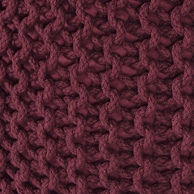 طاولة العثماني المحبوكة - اللون العنابي