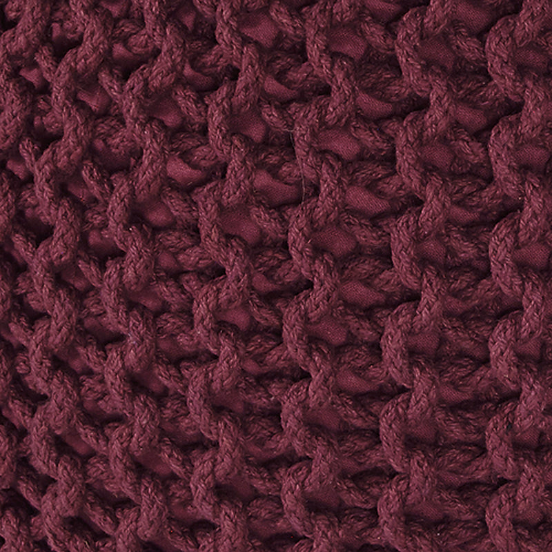 طاولة العثماني المحبوكة - اللون العنابي