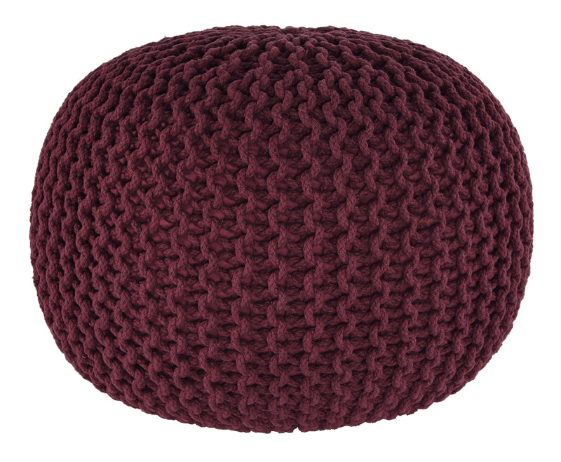 طاولة العثماني المحبوكة - اللون العنابي