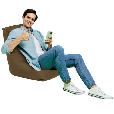 Pascal Linen Bean Bag Chair - Medium