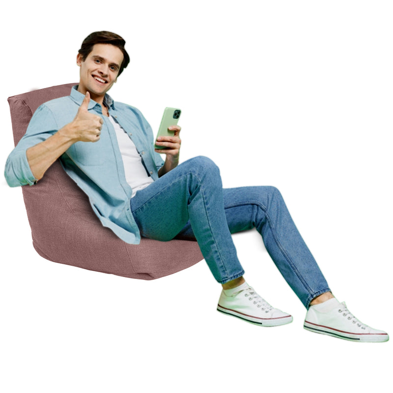 Pascal Linen Bean Bag Chair - Medium