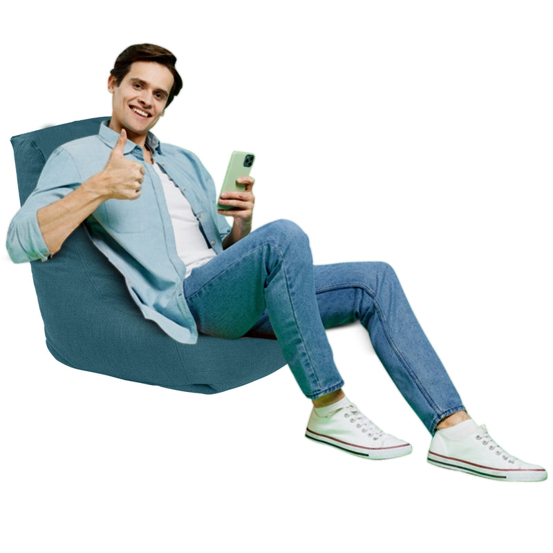 Pascal Linen Bean Bag Chair - Medium