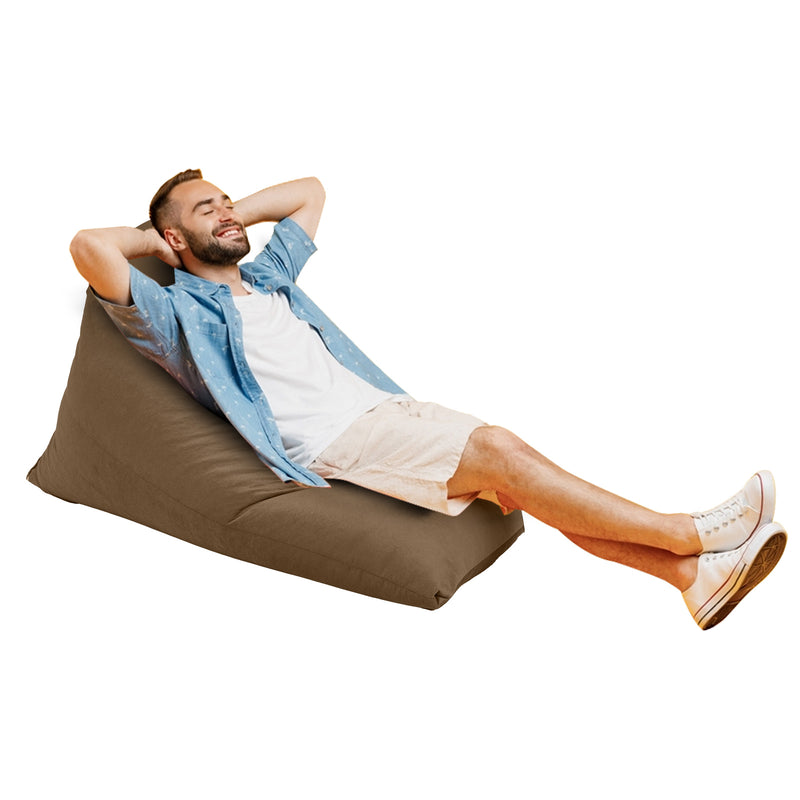 Ilkay Velvet Bean Bag Chair - Small