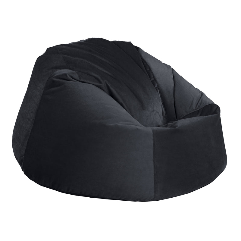 Niklas Velvet Bean Bag Chair - Small