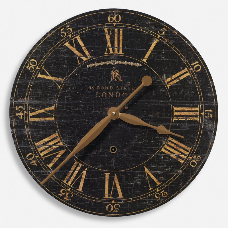 Bond Street 18 Wall Clock