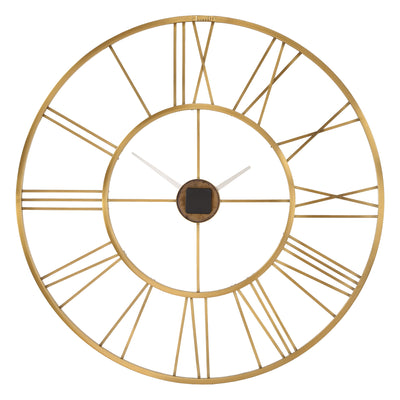 Keyann Brass Wall Clock
