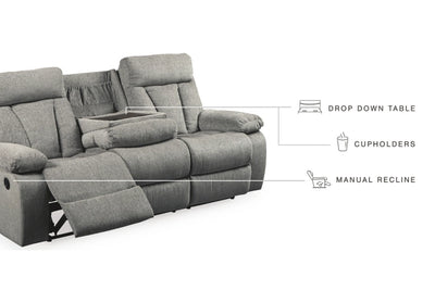 REC Sofa w/Drop Down Table