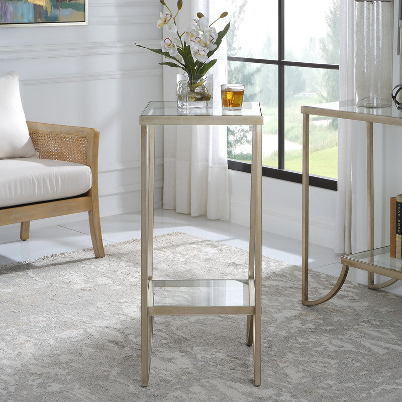 Silver Katina Accent Table