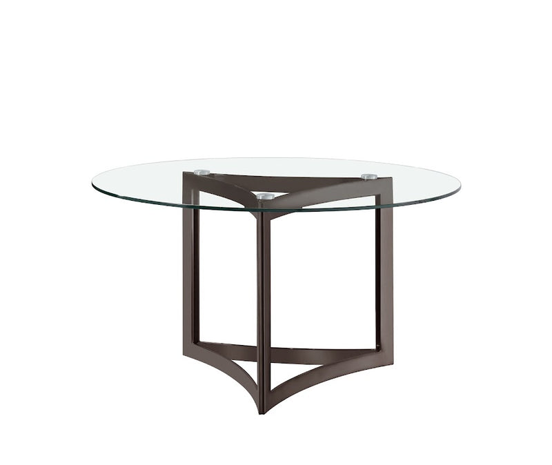 Alexa Clear Glass Dining Table