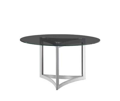 Alexa Grey Glass Dining Table