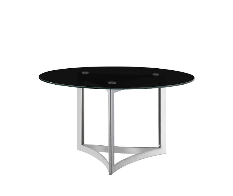 Alexa Black Glass Dining Table