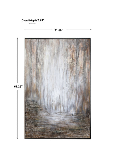 Desert Rain Hand Painted Canvas