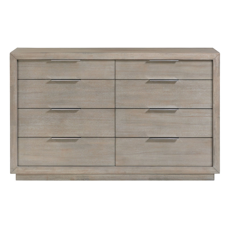 Arcadia Grey 8-Drawer Dresser