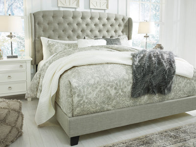 KING UPHOLSTERED BED
