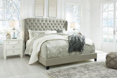 KING UPHOLSTERED BED