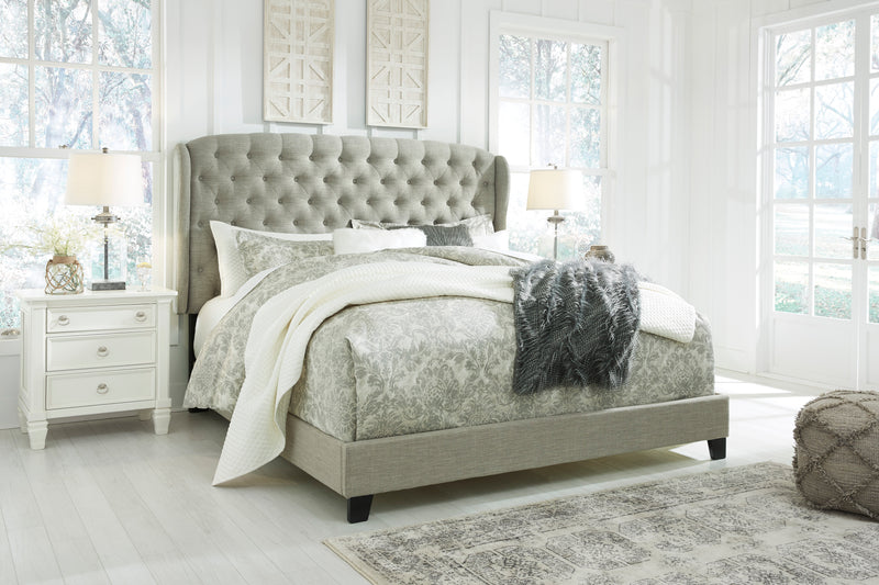 KING UPHOLSTERED BED