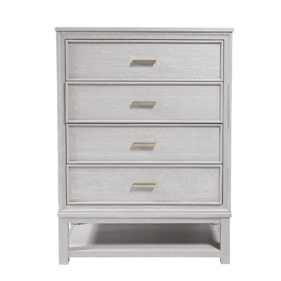 Sergio Gray Wood Chest