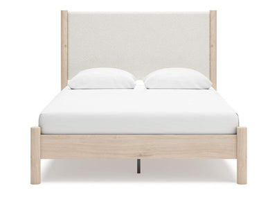 Cadmori Queen Upholstered Panel Bed