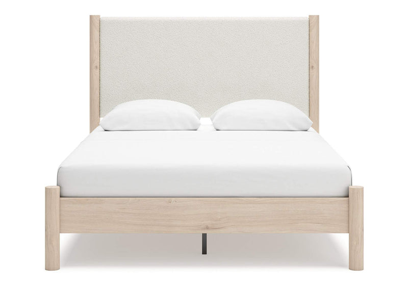 Cadmori Queen Upholstered Panel Bed