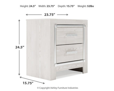 Two Drawer Night Stand