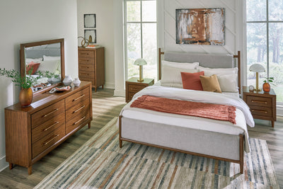 طقم سرير لينكوت بحجم كينغ مع تنجيد