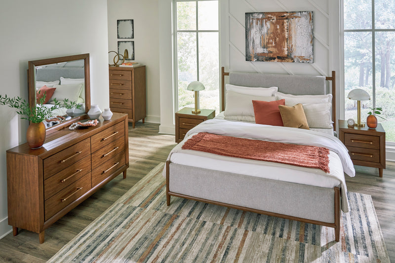 طقم سرير لينكوت بحجم كينغ مع تنجيد