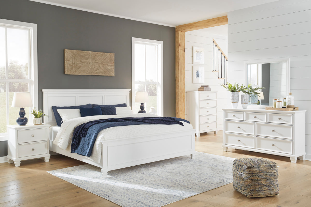 Fortman King Upholstered Bedroom Set with SM1660CK Mattress Offer