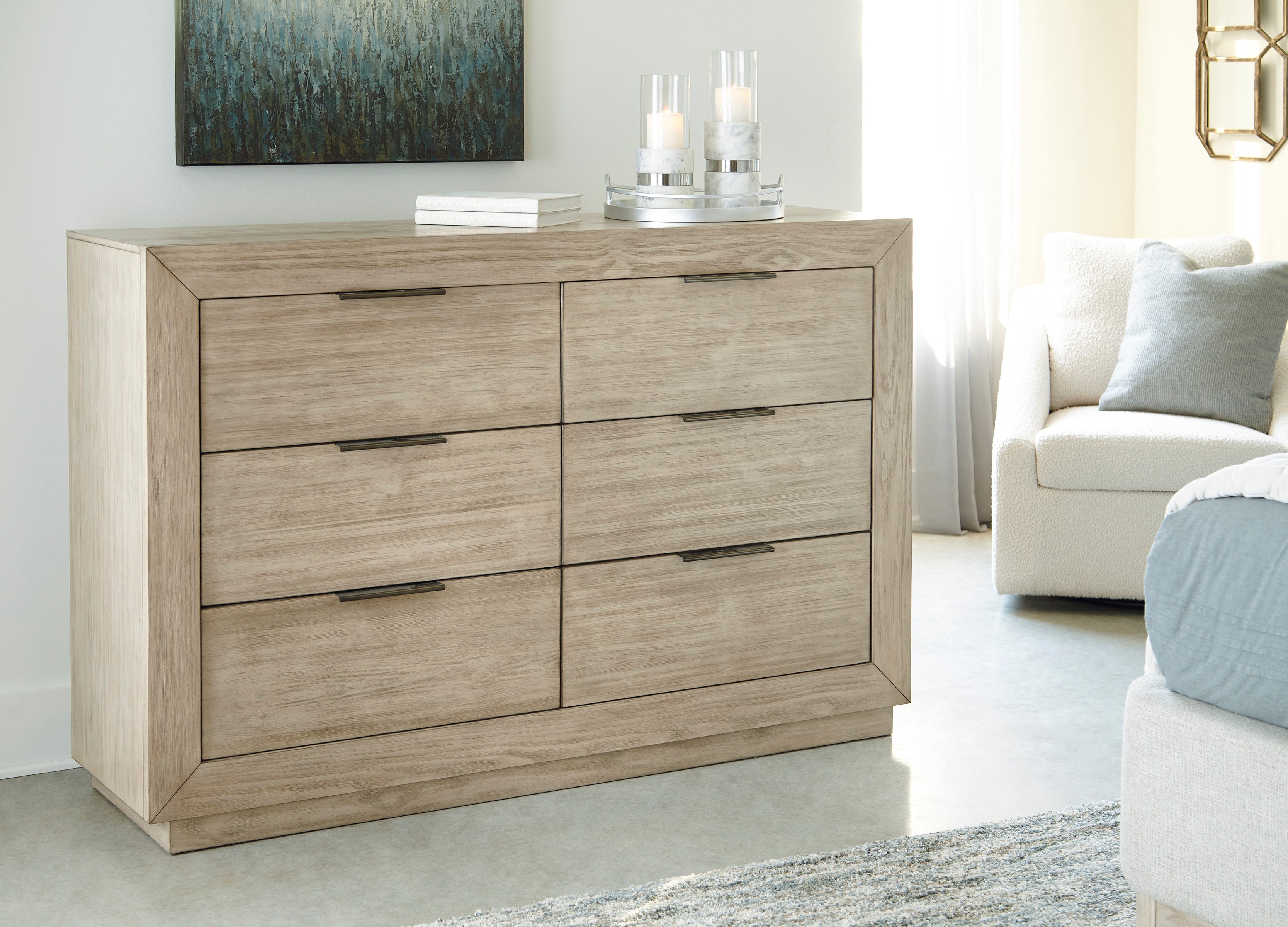 Hennington Dresser and Mirror