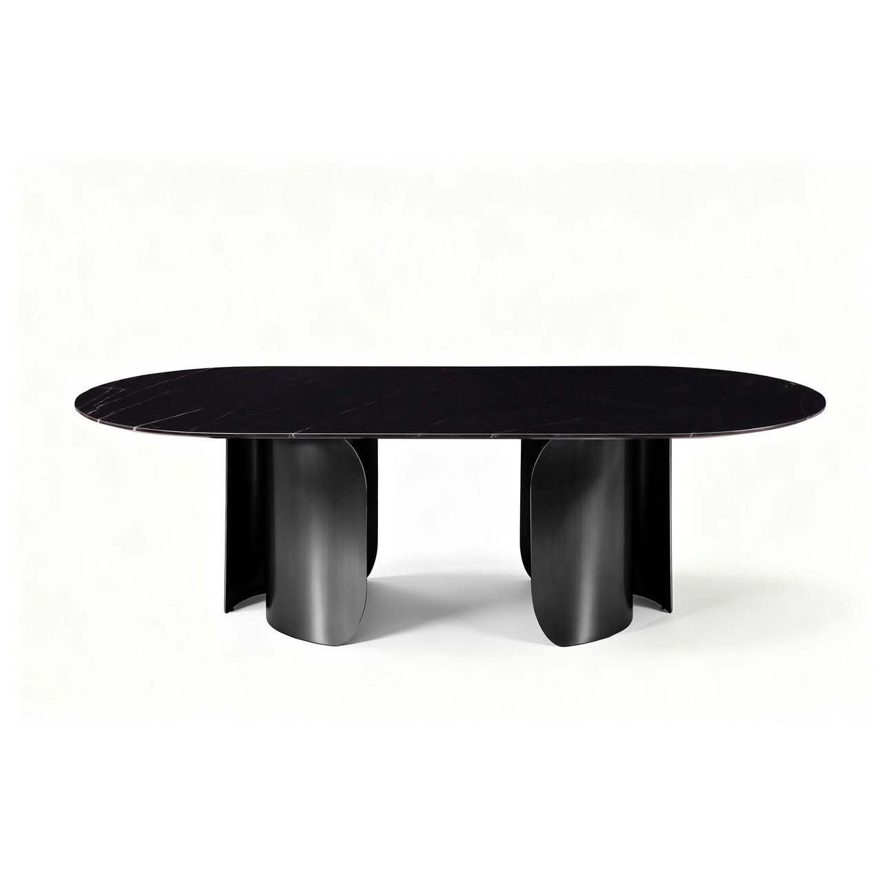 Twirl Black Dining Table-300 Cm