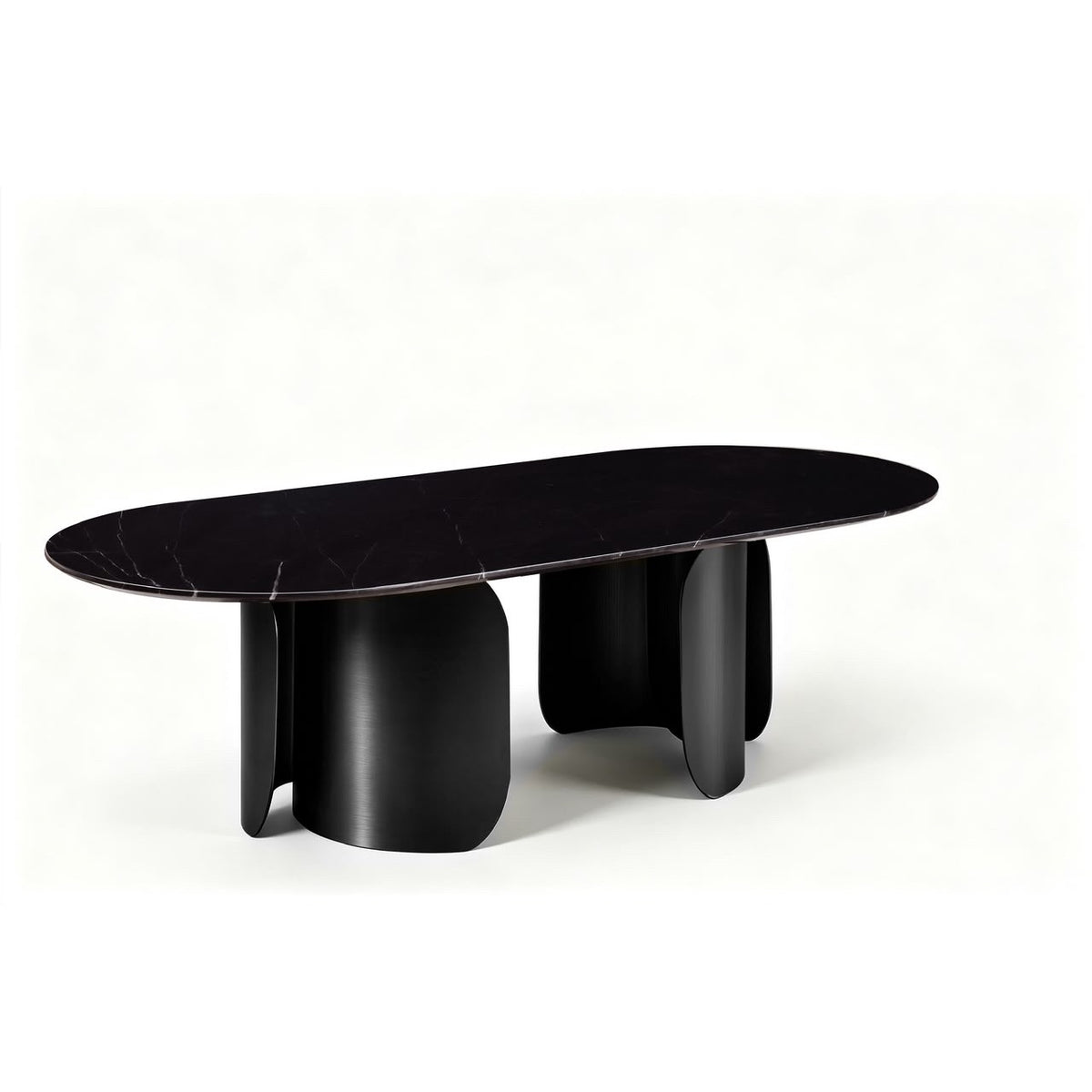 Twirl Black Dining Table-300 Cm