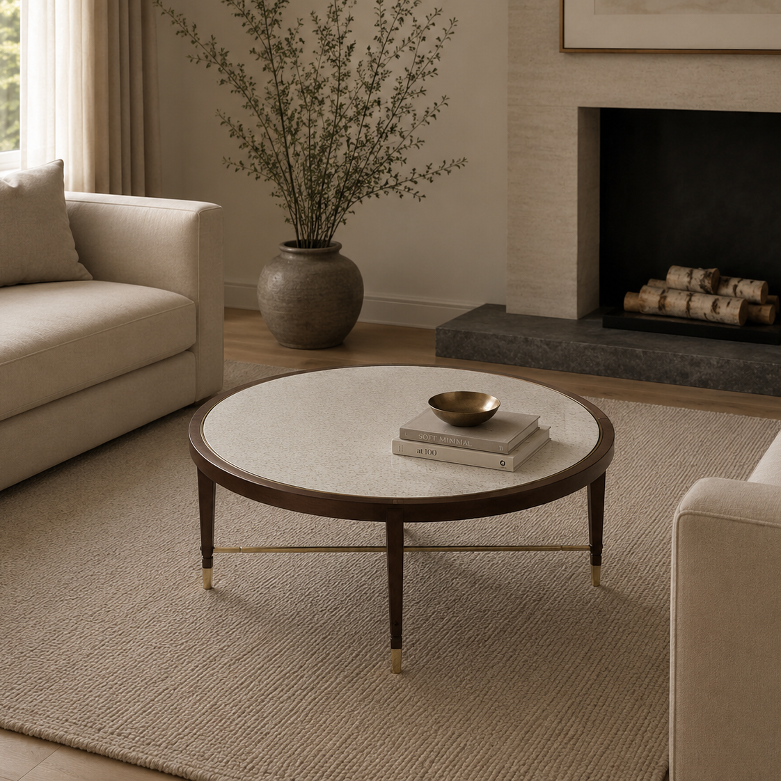 Diwan Round Coffee Table