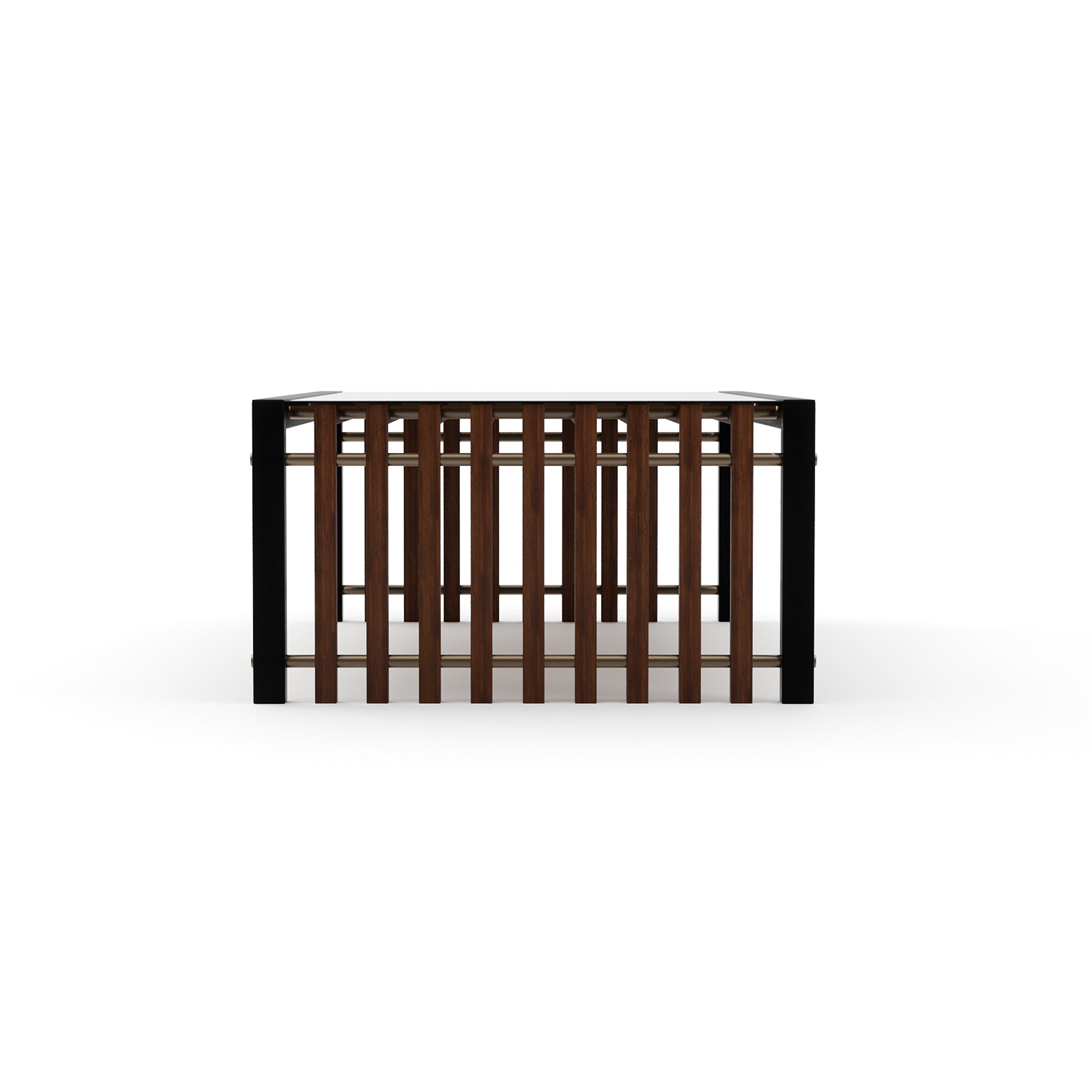 PINSTRIPE DARK COCKTAIL TABLE