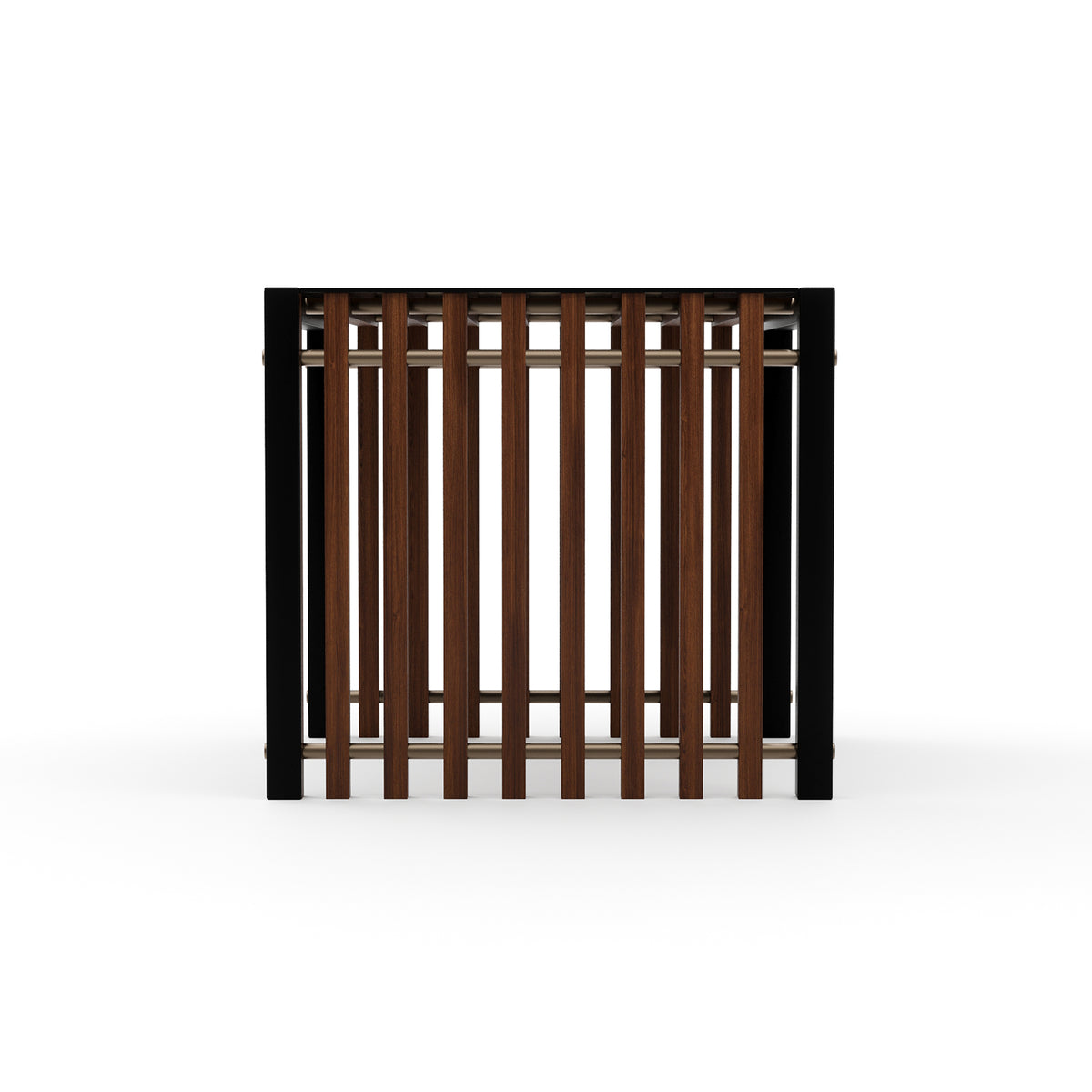 PINSTRIPE DARK END TABLE