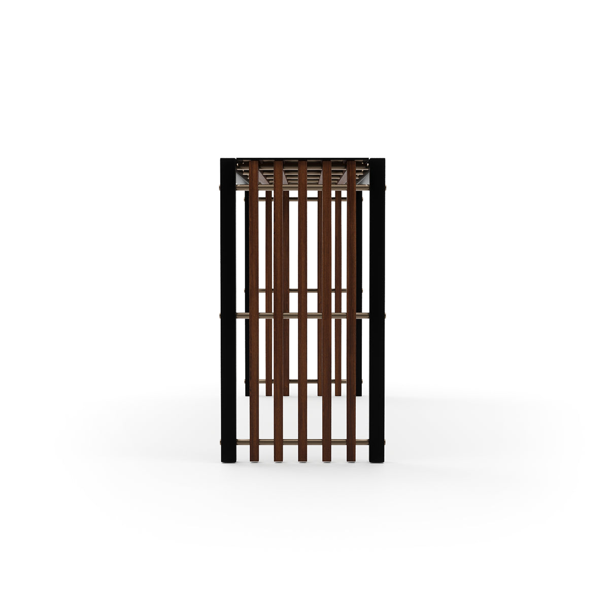 PINSTRIPE DARK CONSOLE TABLE