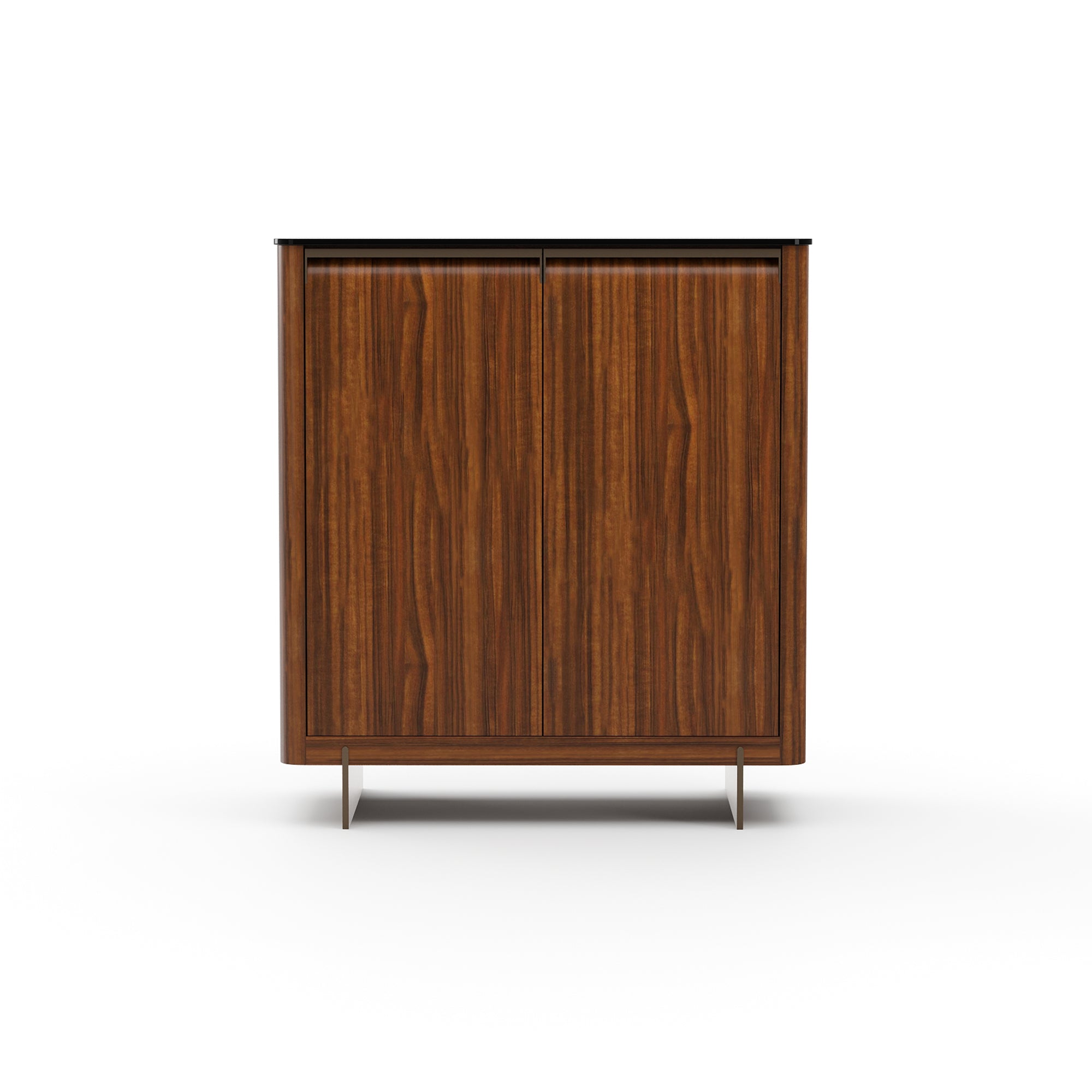 ALTURA GLASS TOP HALL CHEST