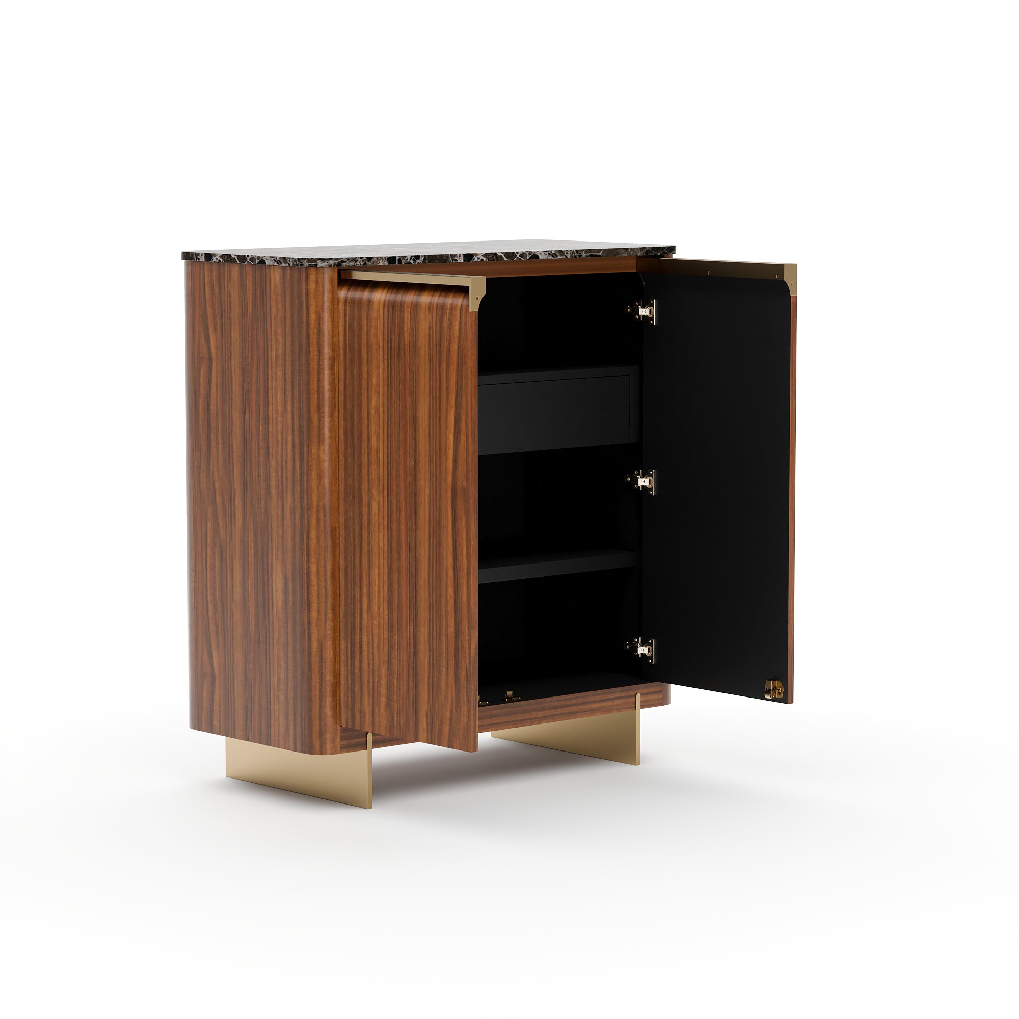 ALTURA STONE TOP HALL CHEST