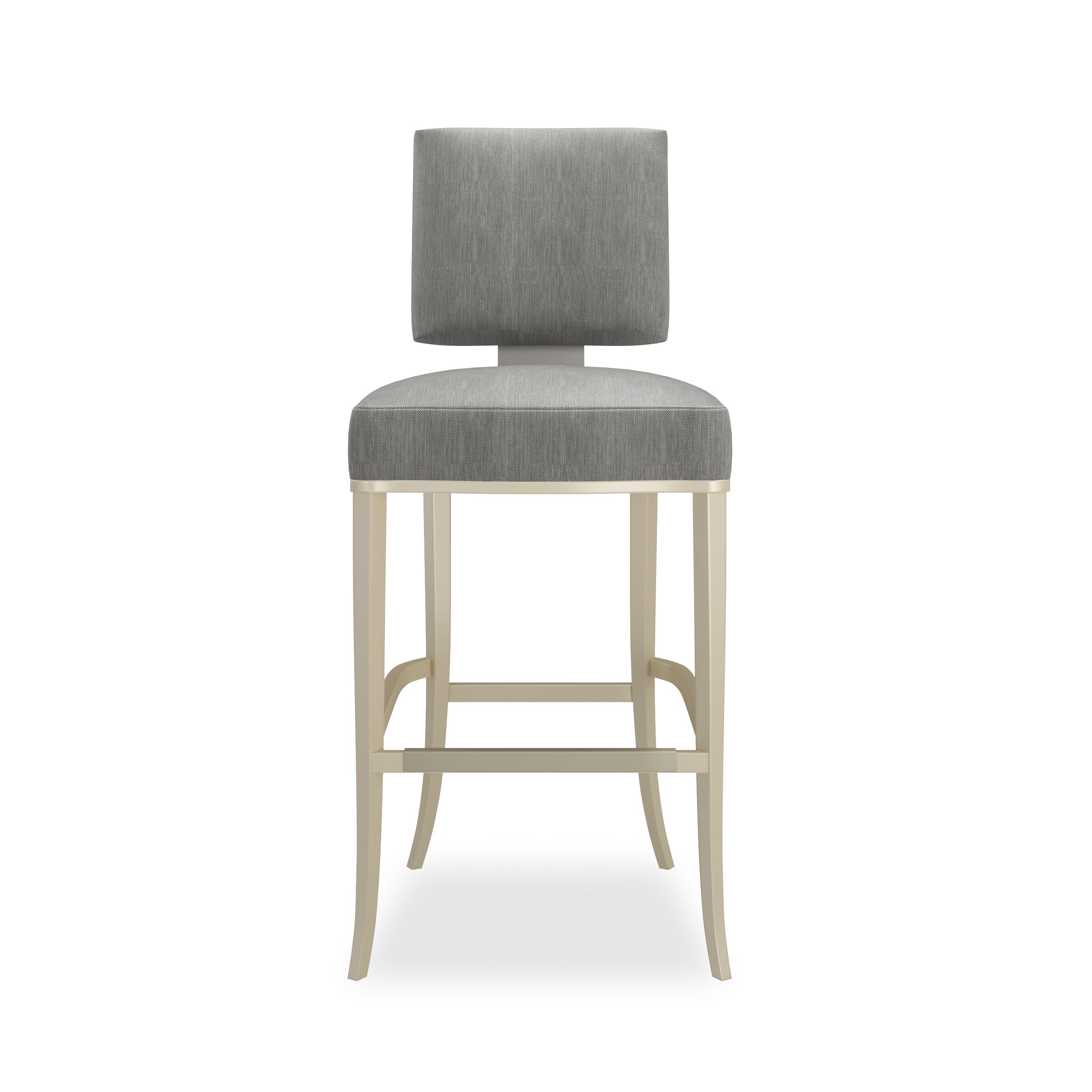 RESERVED SEATING BAR STOOL-PEWTER