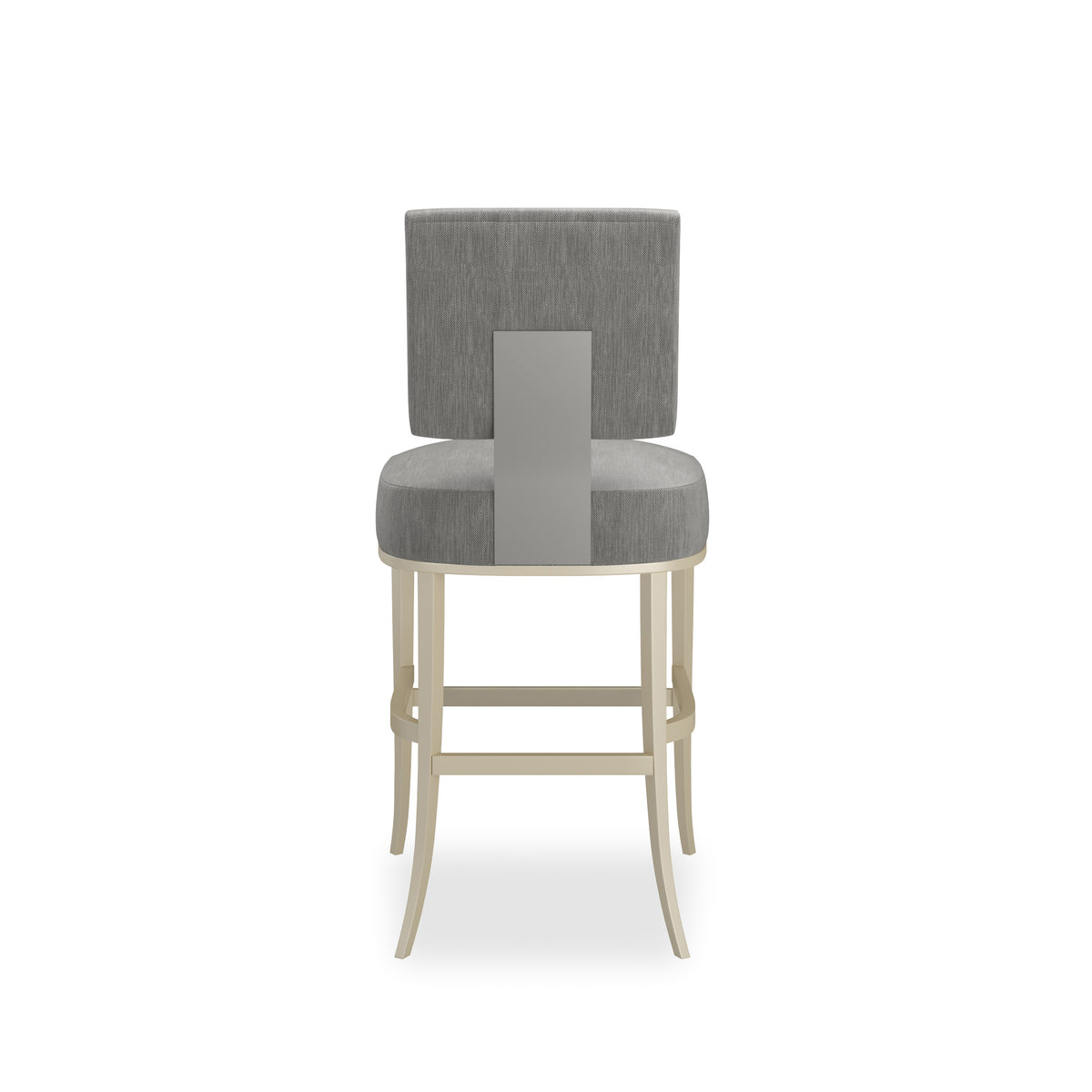 RESERVED SEATING COUNTER STOOL-PEWTER