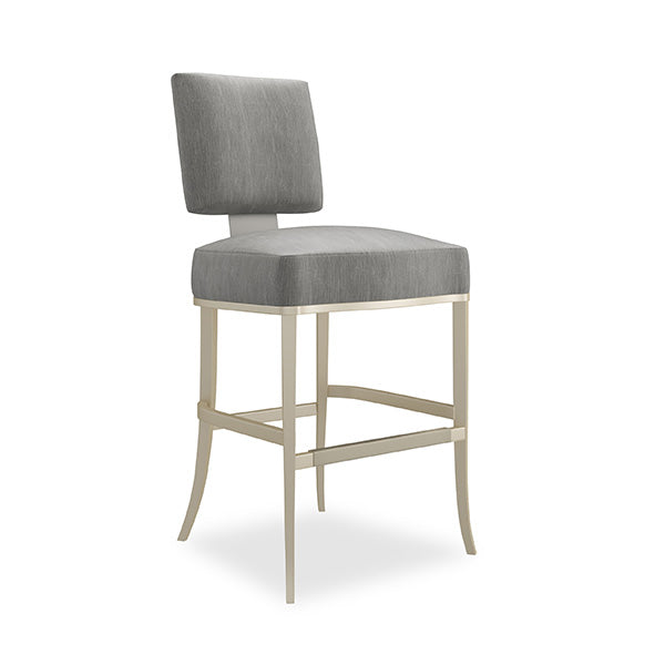 RESERVED SEATING COUNTER STOOL-PEWTER
