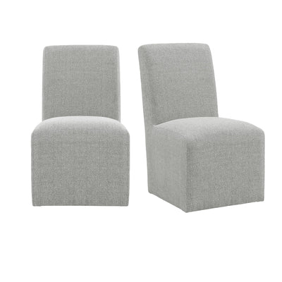 Nero Dining Side Chair (2 per carton) W/Grey Fabric