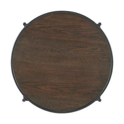 Vienna End Table W/Wood Top