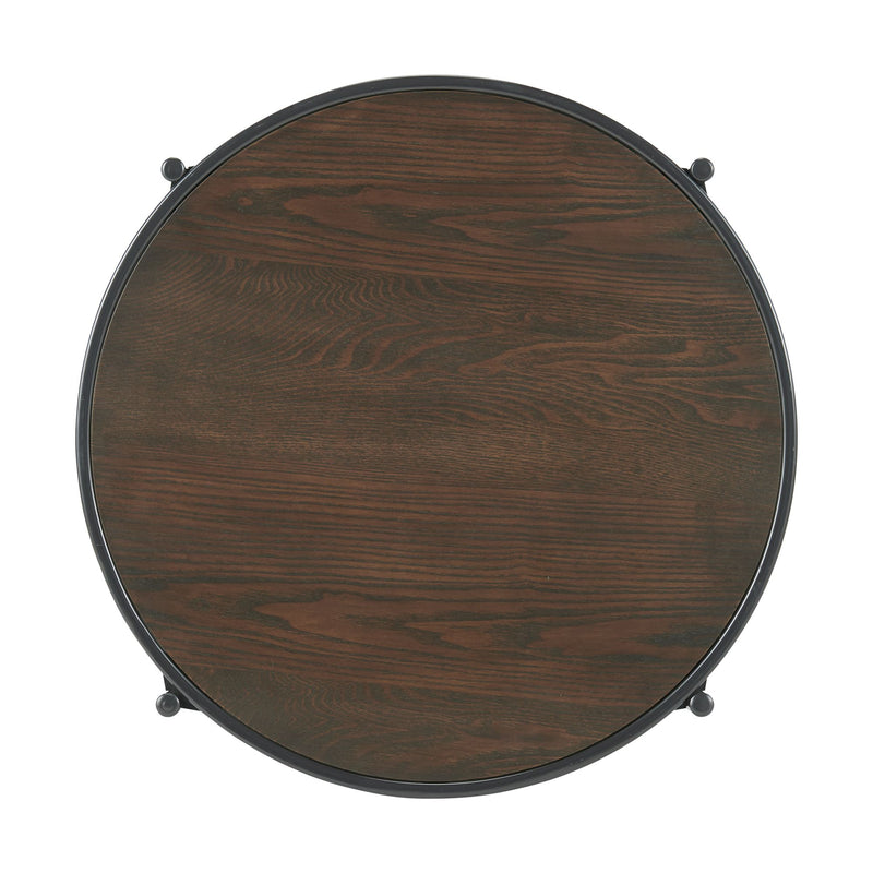 Vienna End Table W/Wood Top