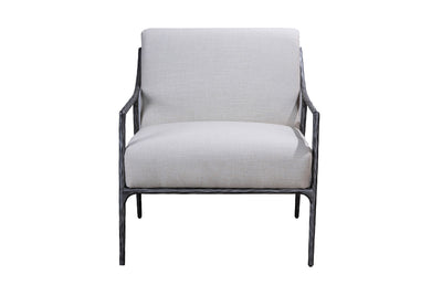 iron linen - Sliver Accent chair