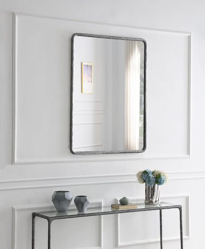 iron mirror- Silver XLarg Mirror