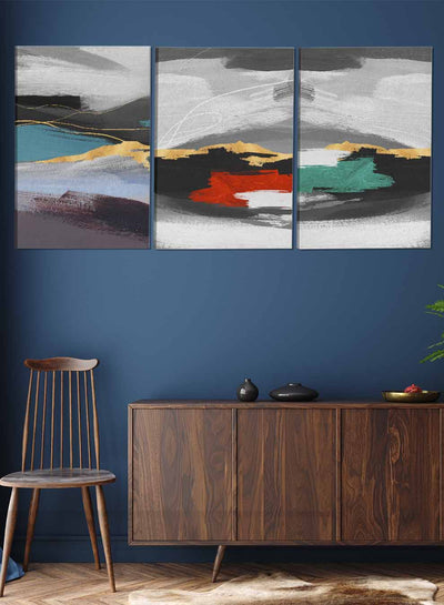 Modern Oil Abstract Paintings(set of 3)