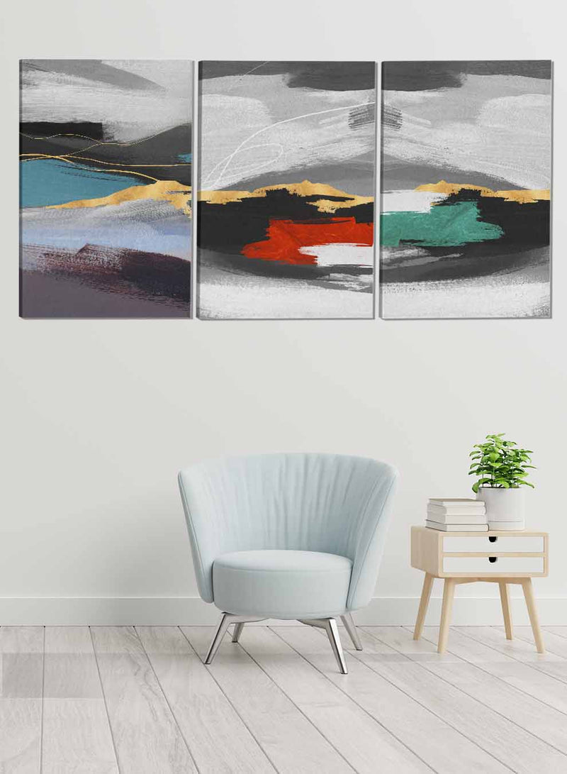 Modern Oil Abstract Paintings(set of 3)