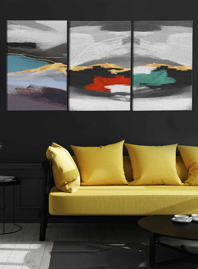 Modern Oil Abstract Paintings(set of 3)