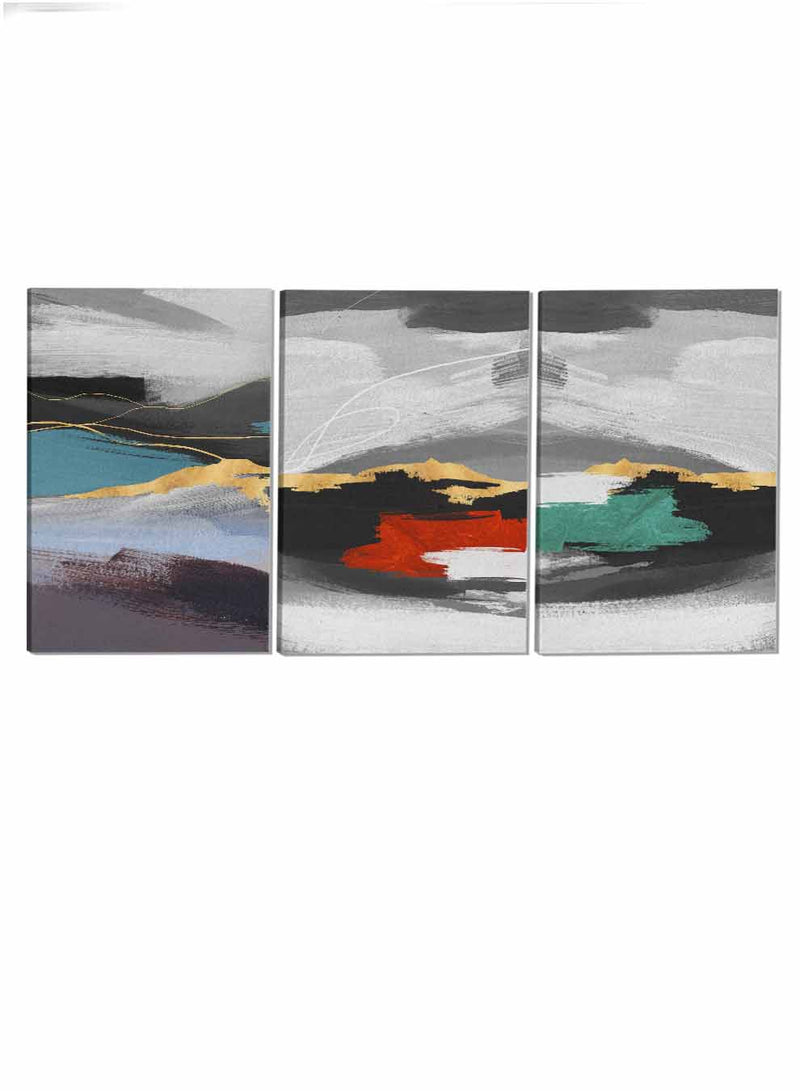 Modern Oil Abstract Paintings(set of 3)