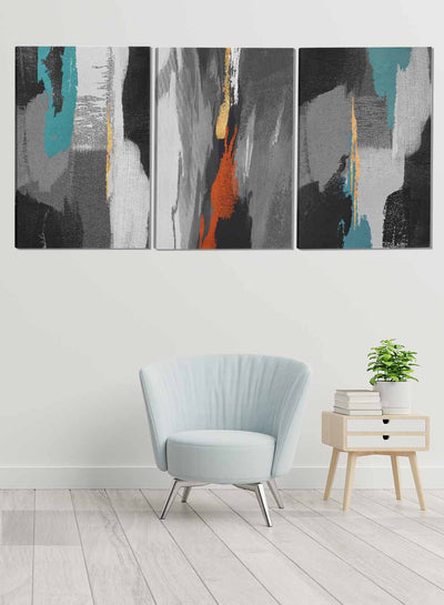 Oil Style Abstract Paintings(set of 3)