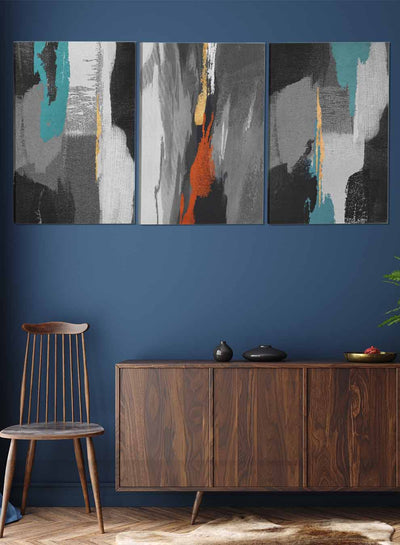 Oil Style Abstract Paintings(set of 3)